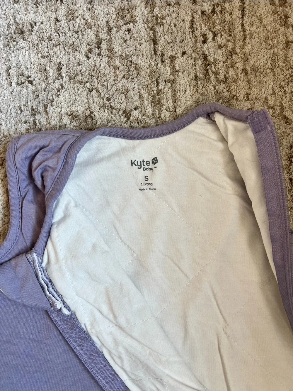 Kyte BABY Bamboo Sleep Sack 1.0 Tog Taro Purple Small